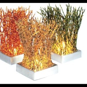 Michael Aram NEW Green, Grass, Glass Votive Holder